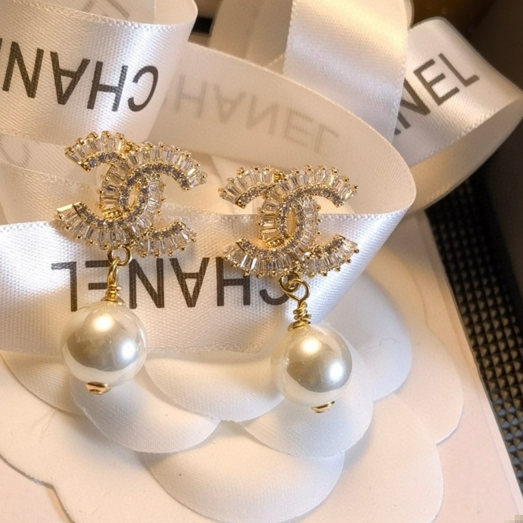 Ch*el earrings